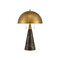 Currey and Company Lighting Edith Desk Lamp in Coffee Brown & Antique Brass by Currey & Company 6000-1065