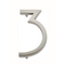 Atlas Homewares Brushed Nickel House Number 3 by Atlas Homewares AVN3-BRN