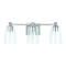 HomePlace by Capital Lighting Myles Brushed Nickel 3-Light Bath Light with Clear Seeded Glass by HomePlace by Capital Lighting 140931BN-506
