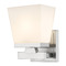 Z-Lite Astor Brushed Nickel Sconce by Z-Lite 1937-1S-BN