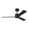 Visual Comfort Fan Collection Rozzen 44-Inch Fan in Midnight Black by Visual Comfort & Co Fans 3RZR44MBK