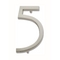 Atlas Homewares Brushed Nickel House Number 5 by Atlas Homewares AVN5-BRN