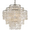 Crystorama Lighting Brielle 18-Inch Chandelier in Antique Silver by Crystorama Lighting BRI-3008-SA