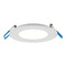 Eurofase Lighting 4-Inch 9W Round 3000K LED Recessed Trim in White by Eurofase Lighting 28987-017