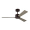 Visual Comfort Fan Collection Rozzen 44-Inch Fan in Aged Pewter by Visual Comfort & Co Fans 3RZR44AGP