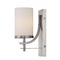 Savoy House Colton Satin Nickel Sconce by Savoy House 9-337-1-SN