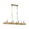 Minka Lavery Windward Passage 8-Light Linear Light in Soft Brass by Minka Lavery 3868-695
