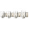 Z-Lite Beckett Brushed Nickel Bathroom Light by Z-Lite 492-4V-BN