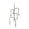 Z-Lite Neutra Matte Black & Polished Nickel Chandelier by Z-Lite 621-7MB-PN