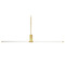 Visual Comfort Modern Collection Phobos LED Linear Light in Natural Brass by Visual Comfort Modern 700LSPHB68NB-LED927