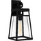 Quoizel Lighting Godfrey Matte Black Outdoor Wall Light by Quoizel Lighting GFY8408MBK