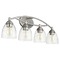 Quorum Lighting Barkley Satin Nickel Bathroom Light by Quorum Lighting 5069-4-265