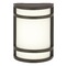 Minka Lavery Modern Outdoor Wall Light with White Glass in Oil Rubbed Bronze by Minka Lavery 9801-143