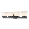 Z-Lite Astor Matte Black Bathroom Light by Z-Lite 1937-4V-MB