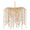 Currey and Company Lighting Currey and Company Kealia Natural Shell & Coco Cream LED Chandelier 9000-1301