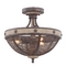 Kalco Lighting Coronado Florence Gold Semi-Flush Mount Light by Kalco Lighting 7047FG