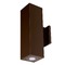 WAC Lighting Cube Arch Bronze LED Outdoor Wall Light by WAC Lighting DC-WD06-U827B-BZ