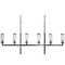 Visual Comfort Signature Collection Kelly Wearstler Liaison Linear Chandelier in Bronze by Visual Comfort Signature KW5203BZCRG