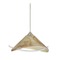 Besa Lighting Besa Lighting Hoppi Satin Nickel Mini-Pendant Light with Conical Shade 1XT-181305-SN