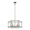 Minka Lavery Langen Square 6-Light Chandelier in Antique Nickel by Minka Lavery 3856-756