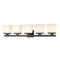 Z-Lite Astor Matte Black Bathroom Light by Z-Lite 1937-5V-MB