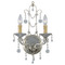 Crystorama Lighting Crystorama Lighting Paris Market Silver Leaf Sconce 4612-SL