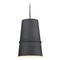 Kuzco Lighting Castor Black & Matte White Pendant by Kuzco Lighting 492208-BK