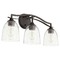 Quorum Lighting Jardin Oiled Bronze Bathroom Light by Quorum Lighting 5027-3-286
