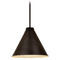 Z-Lite Eaton Bronze Plate Pendant by Z-Lite 6011P18-BP