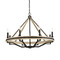 Minka Lavery Sonoma 8-Light Chandelier in Dark Bronze & Wood by Minka Lavery 2628-860
