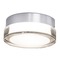 Modern Forms by WAC Lighting Pi 6.25-Inch LED Outdoor Flush Mount in Black 3500K by Modern Forms FM-W44806-35-SS