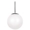 Visual Comfort Studio Collection Leo Hanging Globe Satin Aluminum LED Pendant by Visual Comfort Studio 602493S-04