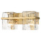 Z-Lite Bennington Modern Gold Bathroom Light by Z-Lite 1938-2V-MGLD