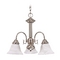 Nuvo Lighting Mini Chandelier in Brushed Nickel by Nuvo Lighting 60/182