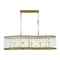 Eurofase Lighting Glasbury 10-Light Linear Chandelier in Gold by Eurofase Lighting 47240-018