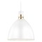 Visual Comfort Studio Collection Brynne Flat White LED Barn Light by Visual Comfort Studio P1443FWH-L1