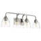 Quorum Lighting Enclave Satin Nickel Bathroom Light by Quorum Lighting 5059-4-265