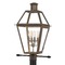 Quoizel Lighting Rue De Royal Industrial Bronze Post Light by Quoizel Lighting RO9014IZ