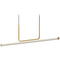 Kuzco Lighting Vesper Brushed Gold LED Linear Light by Kuzco Lighting LP73048-BG
