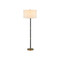 Currey and Company Lighting Gavin Floor Lamp in Matte Black & Brass by Currey & Company Lighting 8000-0181