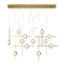 Eurofase Lighting Barletta 12-Light LED Grand Chandelier in Gold by Eurofase Lighting 47256-019