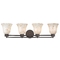 Design Classics Lighting Bathroom Light with Mosaic Glass - Four Lights 704-220 GL9222-M