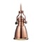 Elk Lighting Elk Lighting Chadwick Antique Copper LED Mini-Pendant Light with Bowl / Dome Shade 66149-1-LED