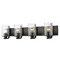 Z-Lite Beckett Matte Black Bathroom Light by Z-Lite 492-4V-MB
