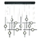Eurofase Lighting Barletta 12-Light LED Grand Chandelier in Black by Eurofase Lighting 47256-026