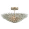 Currey and Company Lighting Currey and Company Dahlia Contemporary Silver Semi-Flushmount Light 9000-1326