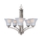 Maxim Lighting Aurora Satin Nickel Chandelier by Maxim Lighting 20095FTSN