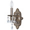Crystorama Lighting Crystorama Lighting Paris Market Venetian Bronze Sconce 5021-VB-CL-SAQ