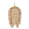 Currey and Company Lighting Currey and Company Tiptur Natural & Coco Cream Pendant Light 9000-1251