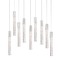 Modern Forms by WAC Lighting Magic 9-Light LED Chandelier in Polished Nickel by Modern Forms PD-35609-PN